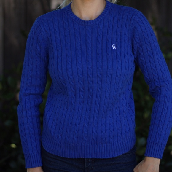 Lauren by Ralph Lauren Petite Cable Knit Sweater - Picture 2 of 5